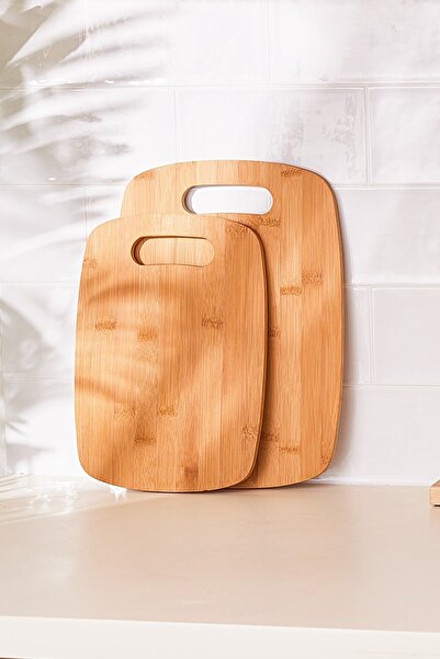 Çavdar Group Bambu Antibakteriyel 2 Li Rogers Kesme Tahtası Kesim Panosu