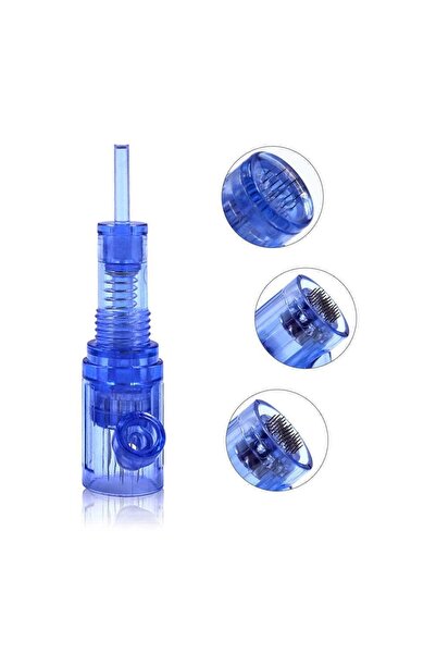 İthalSepeti 1 Adet Mavili 12 Pin Dermapen Iğnesi