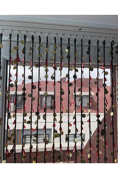 Gönülden Tasarım Οθωμανικό Tughra Red Stone Σχοινί Κουρτίνα Μήκος 1,00 cm 20 Τεμάχια