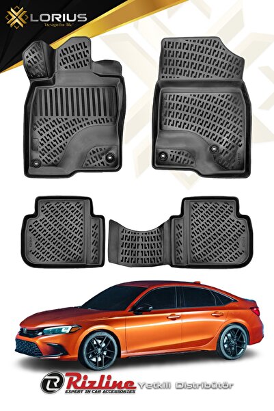 Rizline Honda Civic Sedan 2022 Sonrası 3d Havuzlu Paspas