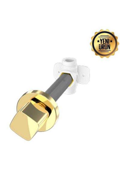 İZYAPI Trace Structure 20 Mm (square) Built-in Intermediate Cut-off Valve Bt7030a (gold) Gold