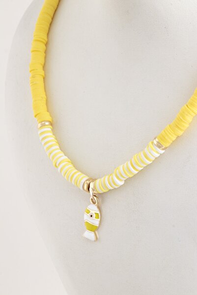 Sortie Aksesuar Balık Figürlü Fimo Kolye 026