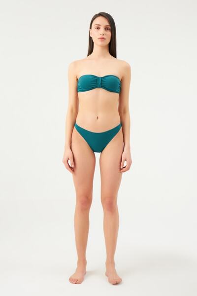 Eros Yeşil 2 cm Kenarlı Bikini Altı
