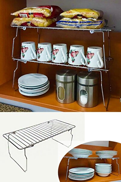 5DM Dolap Içi Düzenleyici Metal Raf 47cm