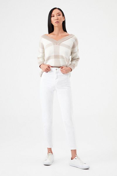 Açelya Okcu Blugi skinny cu talie înaltă