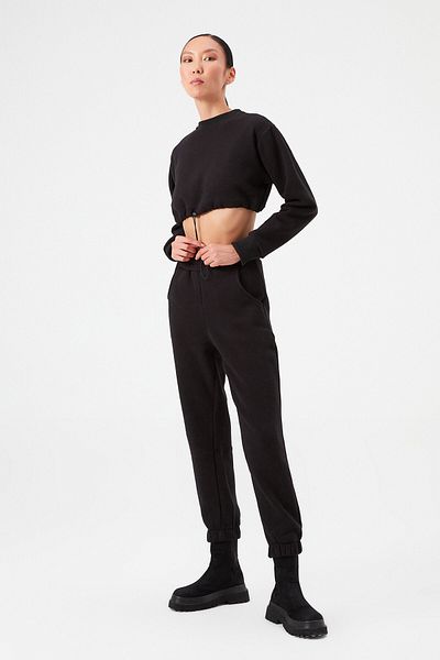 Açelya Okcu Σετ αθλητικής φόρμας Crop Ribbed Waist String