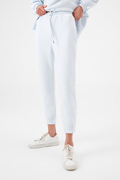 Açelya Okcu Paçası Lastikli Cepli Eşofman Altı