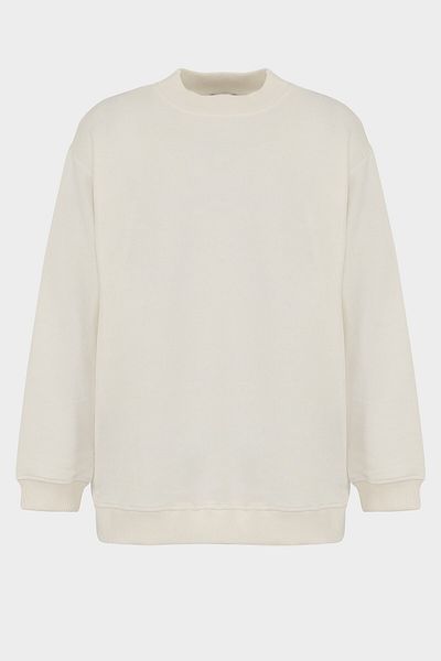 Açelya Okcu Boyfriend Crew Neck Sweatshirt