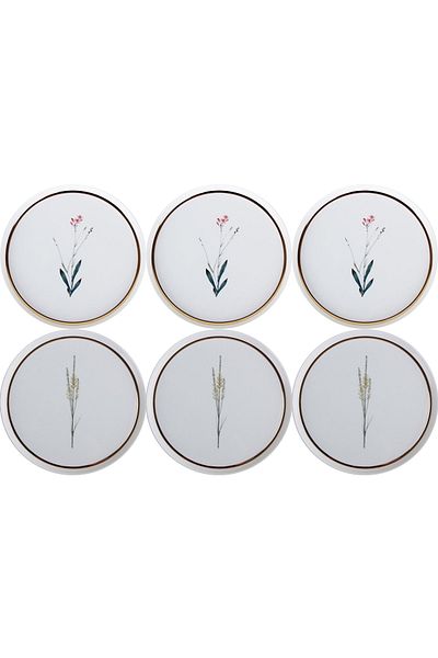 Porland Botanical Cake Set for 6 Persons 21cm (Pattern 2&4)