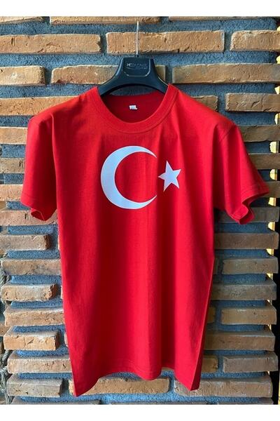 narcissus Παιδικό μπλουζάκι με τουρκική σημαία Unisex