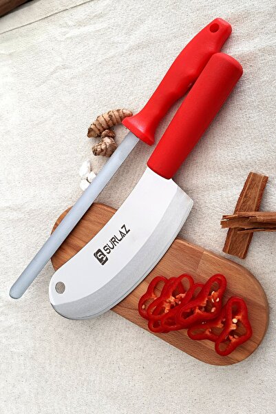 SürLaz Satır Bıçağı Zırh Bıçağı Salata Bıçağı Masatlı Set