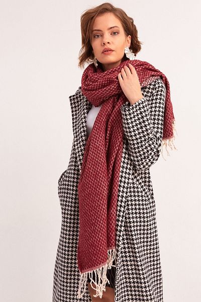 Fulla Moda Σάλι με τετράγωνο σχέδιο