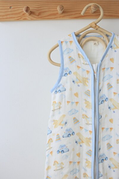 Mujo Baby&Kids كيس نوم من الموسلين العضوي بطبقة مزدوجة - مجموعة ألعاب - 50% ب...