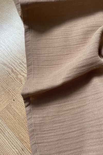 pistore %100 Pamuk 2 Katlı Müslin Bezi Örtü Hardal Renk Bebek Battaniyesi 80x...