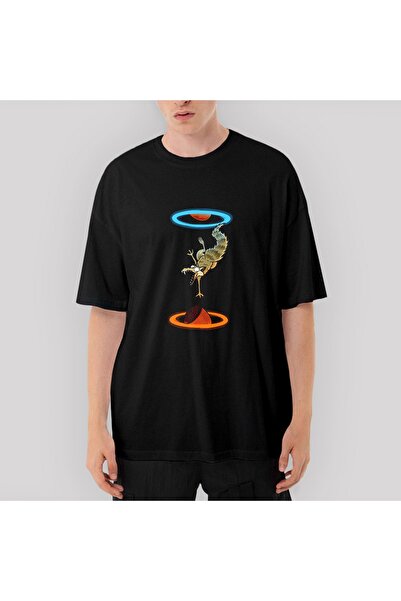 Z zepplin Squirrel Portal Ice Age - Tricou negru supradimensionat