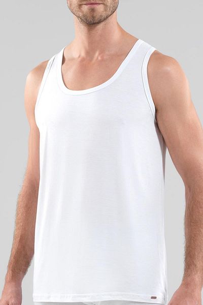 Blackspade Men's Silver White Undershirt 9305
