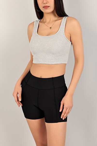 Coconat المرأة الرمادية مضلع بلا أكمام المحاصيل