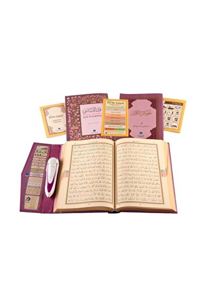 Hayrat Neşriyat Kuran Okuyan Kalem Seti (lila, Rahle Boy, Karton Kutulu)
