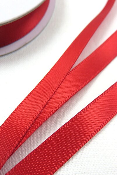 Trend Hediye Sepeti 10 м 10 мм червона атласна стрічка