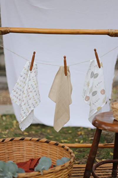 Mujo Baby&Kids مناديل مبللة للأطفال بطبقة مزدوجة (6 قطع) - 50% بامبو 50% قطن ...