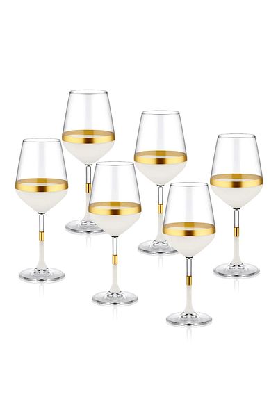 The Mia Snow Glass Set of 6 Snw0001