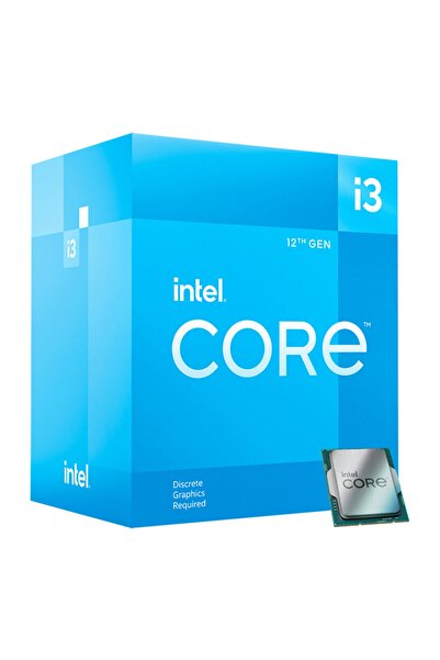 Intel Core I3-12100f 3.30ghz 4 Çekirdek 12mb L3 Önbellek Soket 1700 Işlemci