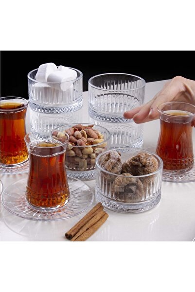 Paşabahçe 18 Parça Elysia Lizbon Çay Seti