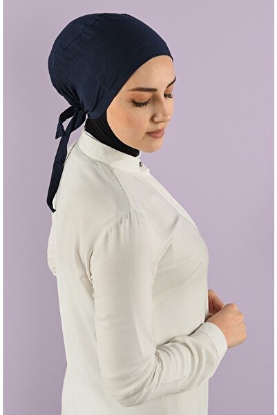 chulfa Χτενισμένο βαμβακερό καπό χωρίς ραφή μπροστά και δέσιμο στην πλάτη