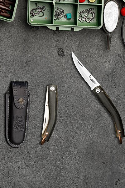 LAZBİSA Kemik Sap Çakı Kamp Çakısı Outdoor Piknik Çakısı Bıçağı ( Çkx-001 )