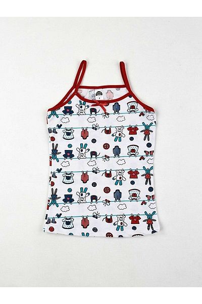 CUBBUX Patterned Girl's Athlete - 6 Pieces, Rope Strap