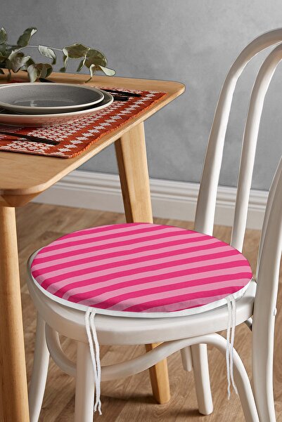 Realhomes Victoria Pembesi Modern Tasarımlı Dijital Baskılı Yuvarlak Fermuarl...