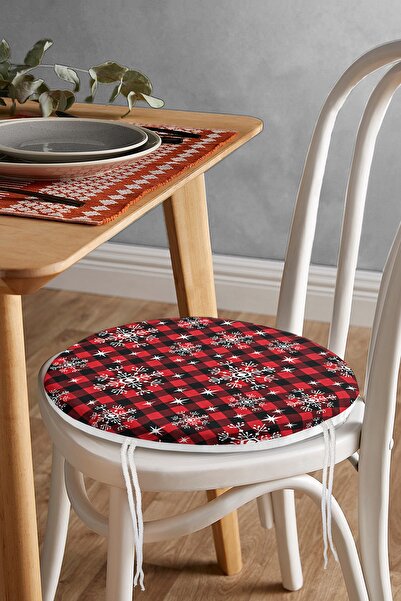 Realhomes Siyah Beyaz Ekose Desenli Altın Yaldızlı Yuvarlak Fermuarlı Sandaly...