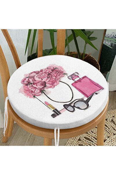 Realhomes Coco Shopping Дизайнерська цифрова друкована кругла подушка для сті...