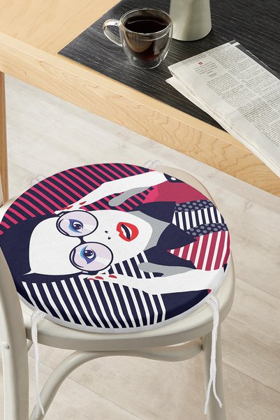 Realhomes Pop Art elegantna ženska dizajnirana digitalno štampana okrugla jas...