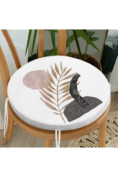 Realhomes Bohemian Special Design Round Zippered Chair Cushion
