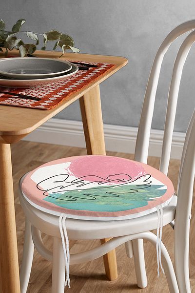 Realhomes Bohemian Special Design Round Zippered Chair Cushion