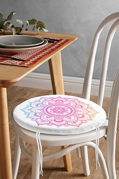 Realhomes Спеціальний дизайн круглого стільця з блискавкою на білому тлі з ро...