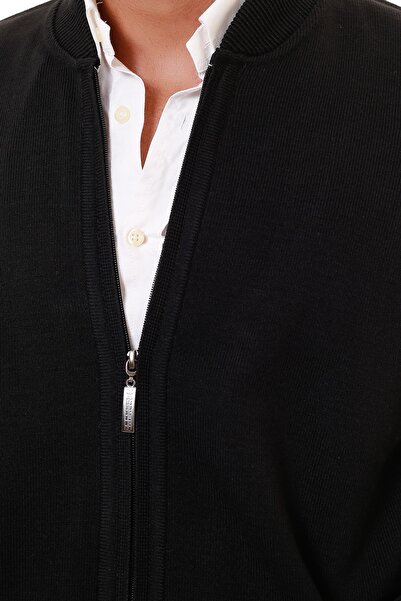 K KARBEY Steel Knitted Men's Oversize Knitwear Coat