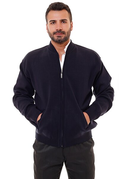 K KARBEY Ατσάλινο πλεκτό ανδρικό πλεκτό παλτό oversize