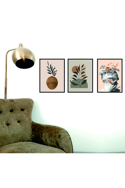 RET Dizayn Διακοσμητικός Πίνακας Ζωγραφικής Ρετρό MDF (με όψη πλαισίου)