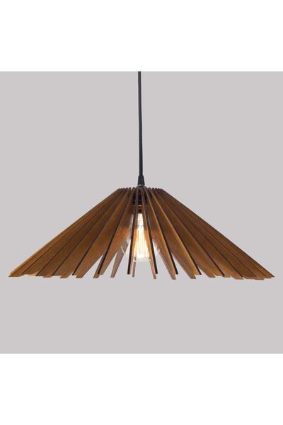 hü ma tasarım ve aksesuar Decarthuma Doğal Ahşap Mdf 3d Lazer Yıldız Rustik S...