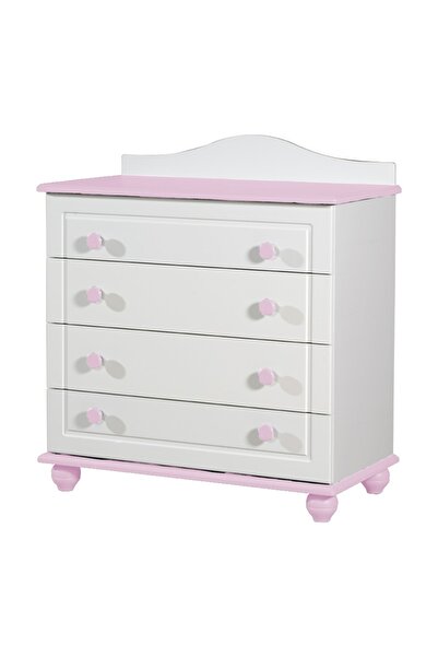 Meltem Smart Carino Bebek Odası Pembe Şifonyer