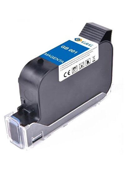 G&g Gb001 (1001B) Orijinal Solvent Kırmızı Kartuş
