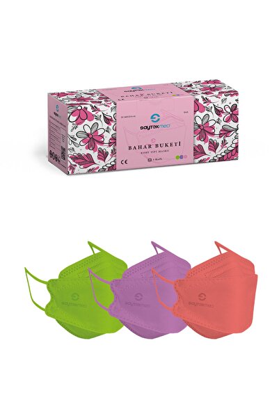 SAYTEKMED Bahar Buketi, Meltblown Filtre, Özel Tasarım Ve Renkler, Tekli Paket, Uv Steril(1 Kutu/15 Adet)