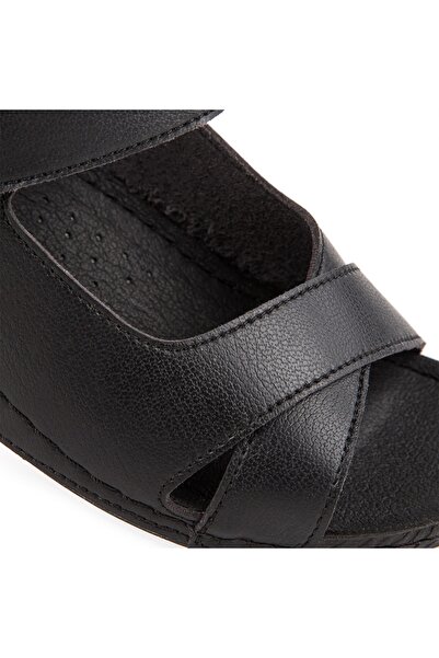 Muya Capella Γυναικεία Μαύρα Ανατομικά Καθημερινά Σανδάλια 31123 36/40 -2