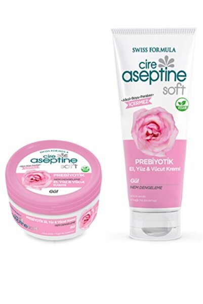 CIRE ASEPTINE Indirimli Fırsat Paketi -3 (prebiotik El Ve Vücut Kremi Gül) 30...