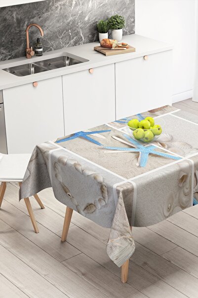 Nish & Royal Seashell Starfish Design Tablecloth