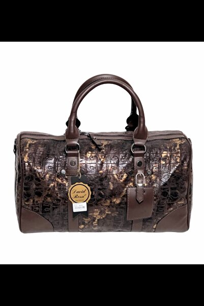 David Rossi Deri Ve Süet Damarlı Spor Çantası