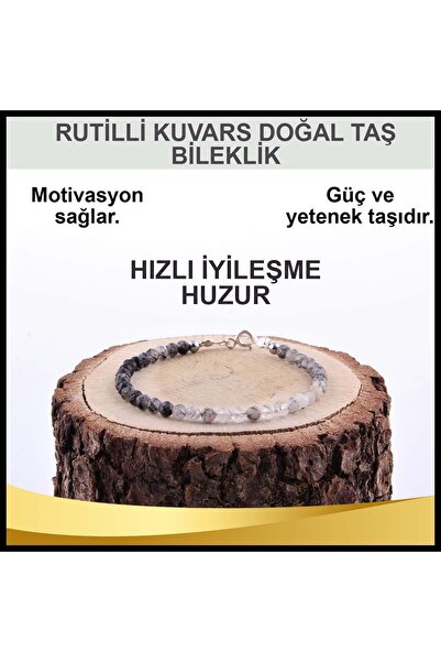 OSMANLI DEĞERLİ TAŞ سوار من حجر الكوارتز الطبيعي الروتيني المعتمد 3 مم - B815