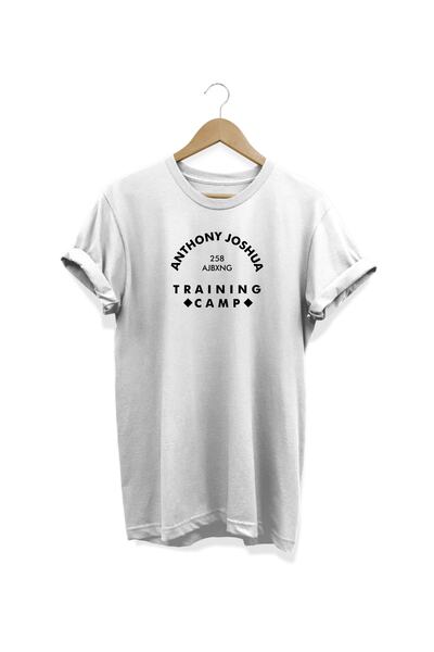 WİDİ Entoni Džošua Štampano Beli T-shirt